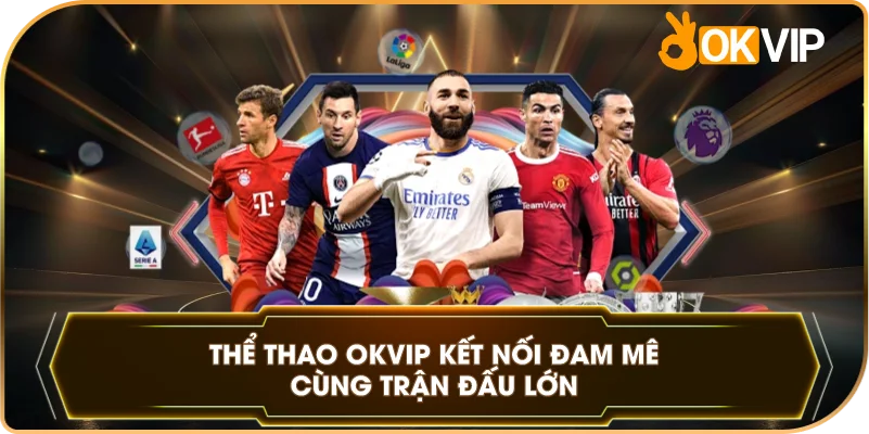 Thể Thao OKVIP kết nối đam mê cùng trận đấu lớn